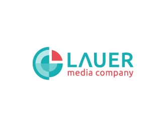 Lauer Media Company logo design by Kewin