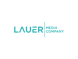 Lauer Media Company logo design by alby