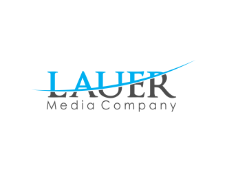 Lauer Media Company logo design by giphone