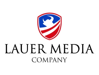 Lauer Media Company logo design by jetzu