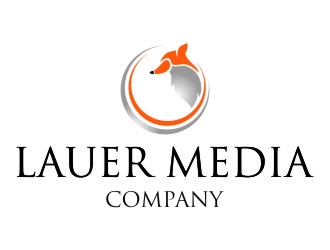 Lauer Media Company logo design by jetzu