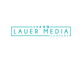 Lauer Media Company logo design by nona