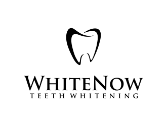 WhiteNow Teeth Whitening  logo design by oke2angconcept
