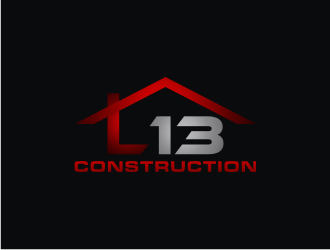 L13 CONSTRUCTION logo design by bricton