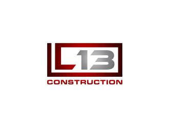 L13 CONSTRUCTION logo design by bricton