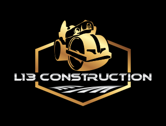 L13 CONSTRUCTION logo design by cahyobragas