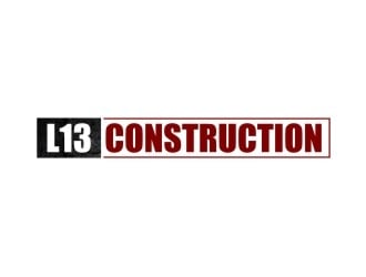 L13 CONSTRUCTION logo design by agil