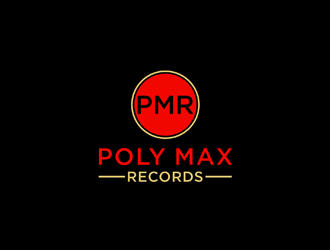 Poly Max Records logo design by johana