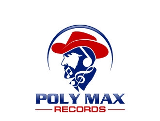 Poly Max Records logo design by uttam