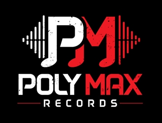 Poly Max Records logo design by logoguy