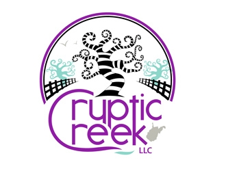 Cryptic Creek, LLC logo design by DreamLogoDesign