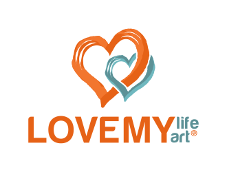 love my life love my art logo design by BlessedArt
