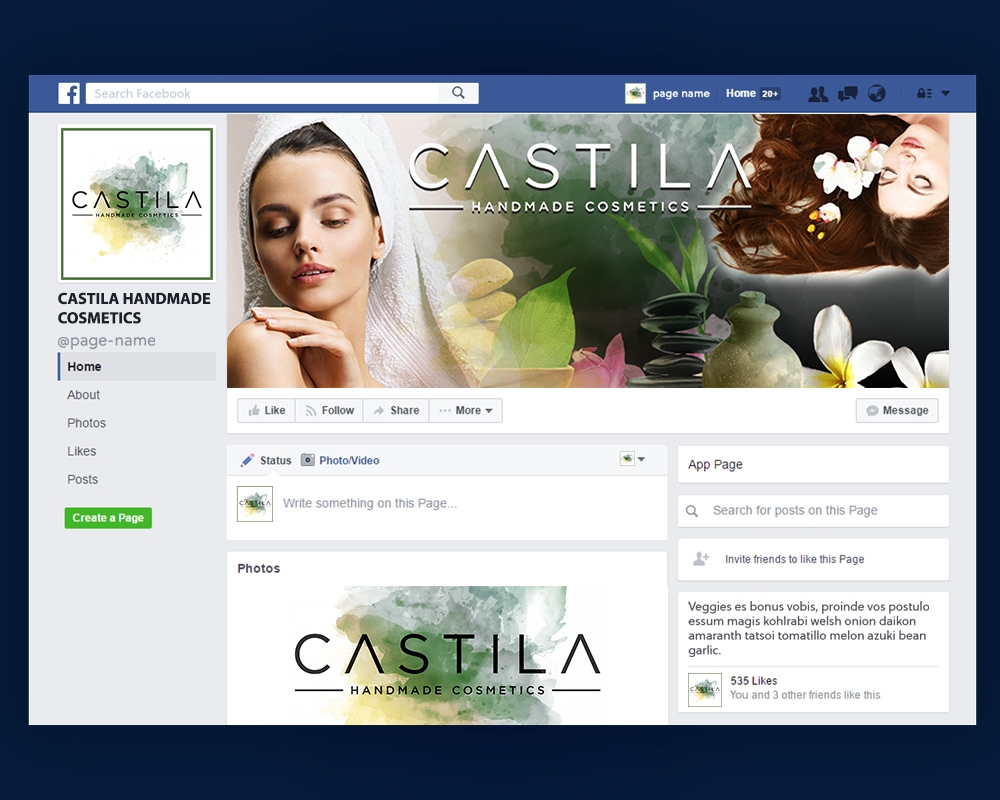 CASTILA HANDMADE COSMETICS logo design by MastersDesigns