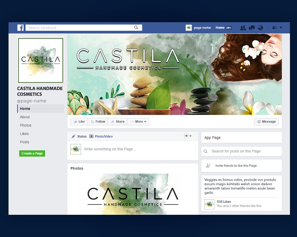 CASTILA HANDMADE COSMETICS logo design by MastersDesigns