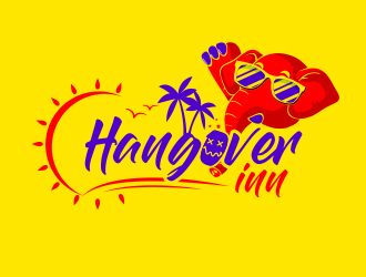 Hangover inn logo design by BeDesign