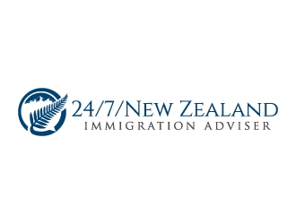 24/7/New Zealand Immigration Adviser logo design by jaize