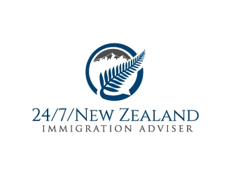 24/7/New Zealand Immigration Adviser logo design by jaize