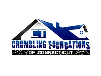 Crumbling Foundations of Connecticut logo design by jenyl