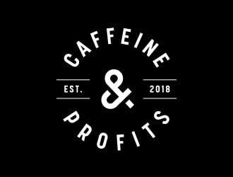 Caffeine & Profits logo design by Kewin