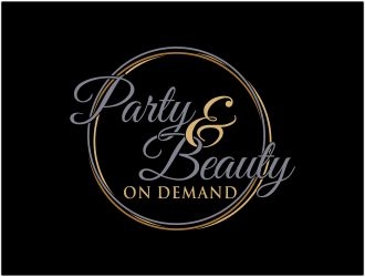 Party and Beauty On Demand logo design by 48art