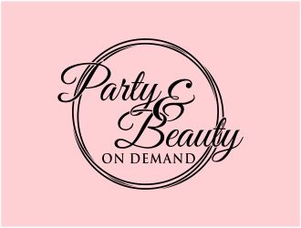 Party and Beauty On Demand logo design by 48art
