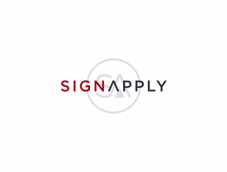 Logo is: SA   business name: Signapply (one word) logo design by ammad