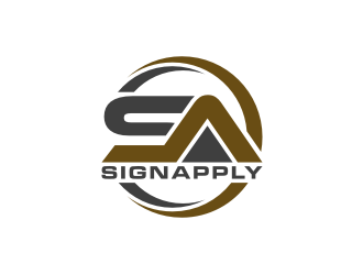 Logo is: SA   business name: Signapply (one word) logo design by yeve