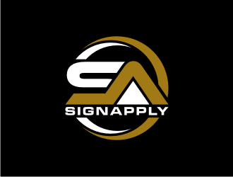 Logo is: SA   business name: Signapply (one word) logo design by yeve