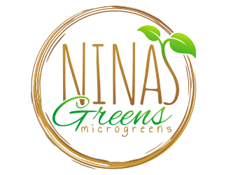Ninas Greens logo design by Realistis