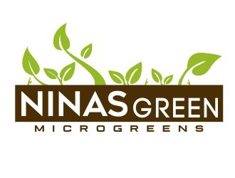 Ninas Greens logo design by veron