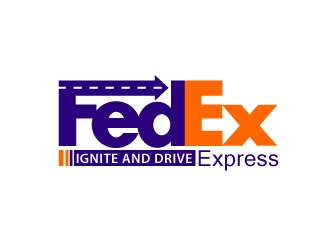 FedEx Express - Sunshine District - Ignite and Drive logo design by fantastic4