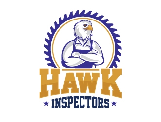 Hawk Inspectors logo design by Upoops