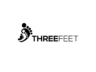 Three Feet logo design by crazher