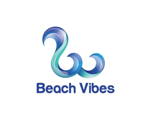 Beach Vibes logo design by nikkl