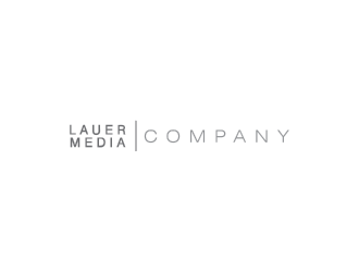 Lauer Media Company logo design by nona