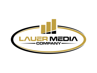 Lauer Media Company logo design by qqdesigns