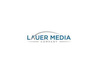Lauer Media Company logo design by L E V A R