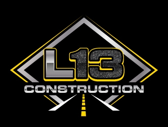 L13 CONSTRUCTION logo design by jaize