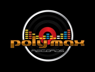 Poly Max Records logo design by Suvendu