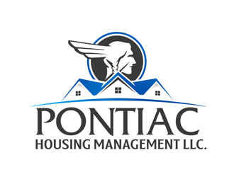 Pontiac Housing Management LLC. logo design by megalogos
