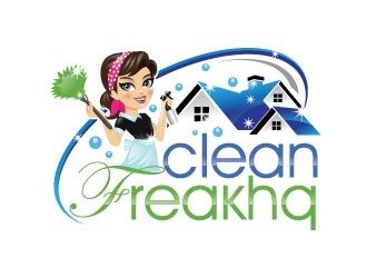 cleanfreakhq.com logo design by invento