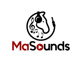 MaSounds logo design by jaize