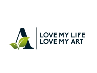 love my life love my art logo design by dasigns