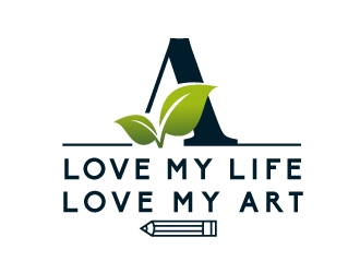 love my life love my art logo design by dasigns