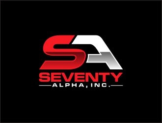 Seventy Alpha, Inc. logo design by agil