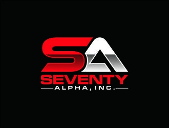 Seventy Alpha, Inc. logo design by agil