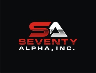 Seventy Alpha, Inc. logo design by bricton