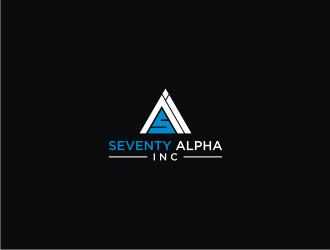 Seventy Alpha, Inc. logo design by logitec