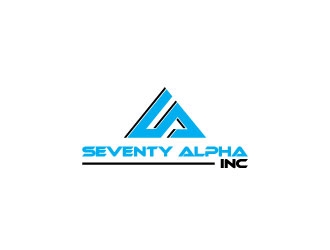 Seventy Alpha, Inc. logo design by imalaminb