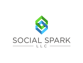 Social Spark LLC logo design by RatuCempaka